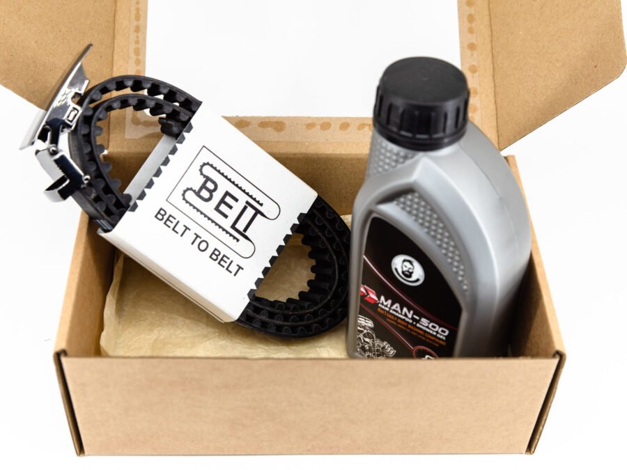 Automatinio diržo ir dušo gelio dovanų rinkinys