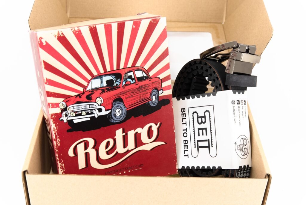 Reversible Belt and Retro Gift Set