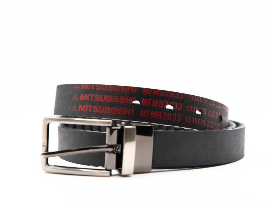 Industrial Precision: Belt2belt Automatic Buckle Belt - Made from Mitsuboshi Engine Timing Belt bosch paskirstymo diržas su apsukama sagtimi (copy)