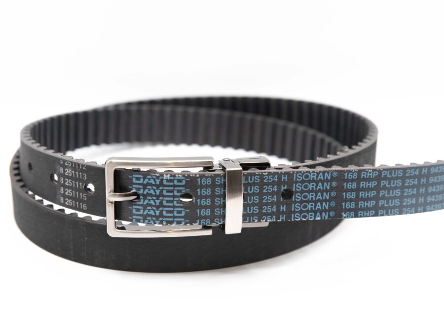 dayco paskirstymo diržas su apsukama arba automatine sagtimi