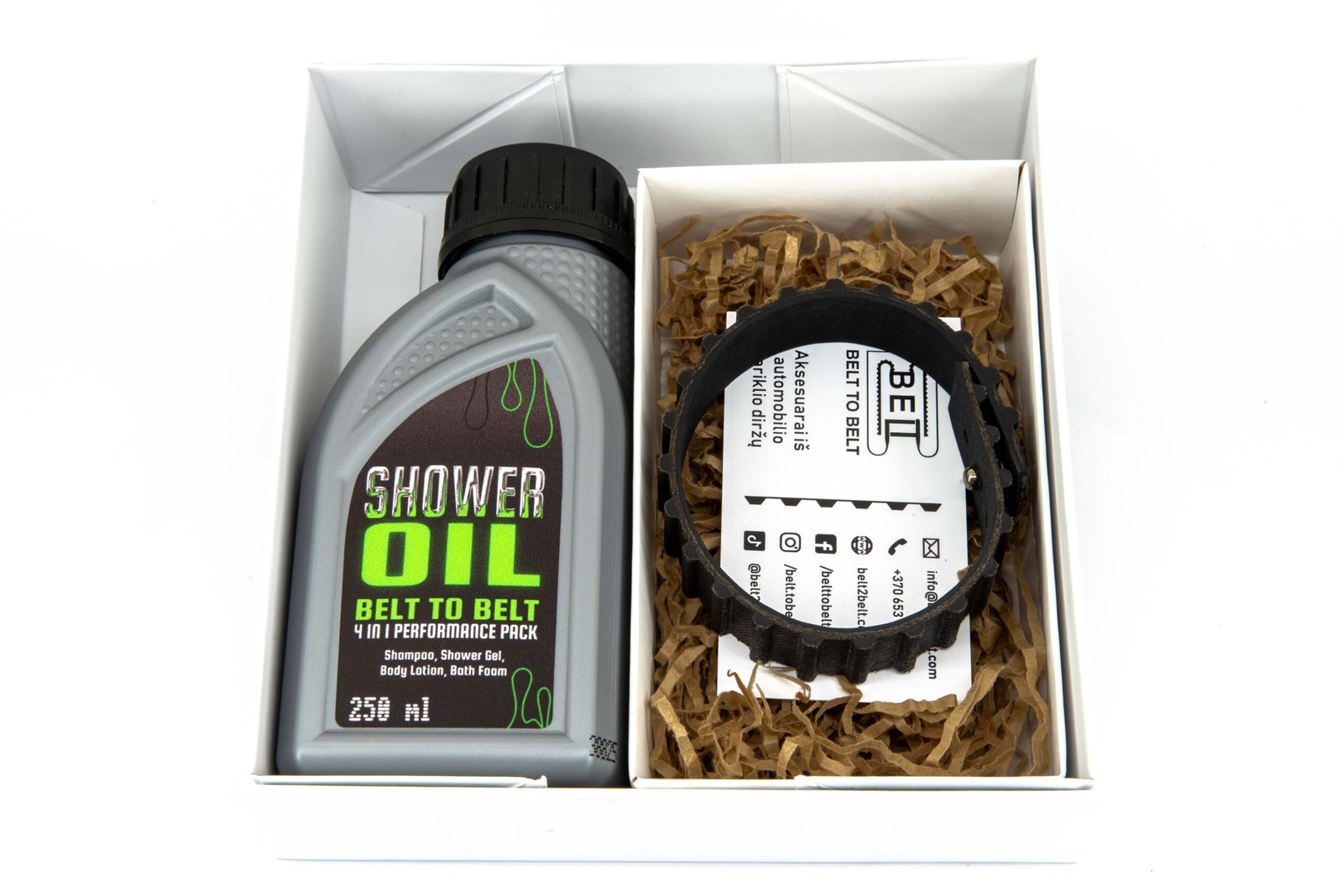 dsc 4825 Shower oil and belt.